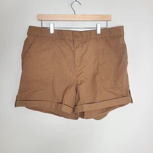 Social‎ Standard by Sanctuary Fortune Shorts Tan Women's Size XXL